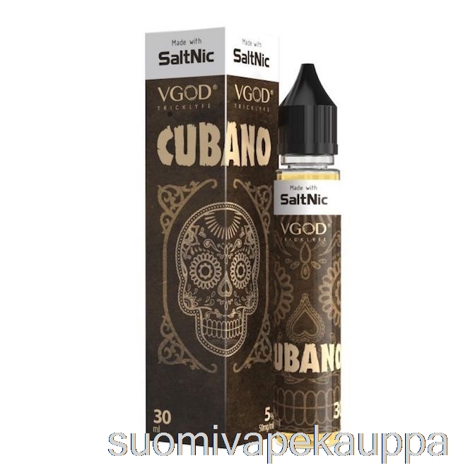 Vape Suomi Cubano - Vgod Saltnic - 30ml 25mg